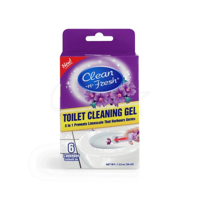 Toilet Cleaning Gel Lavender 6 Pack