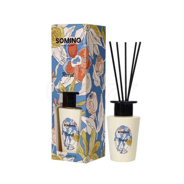 Osp250817 Inverted Cone off White Bottle With Black Cap Reed Diffuser 90ml
