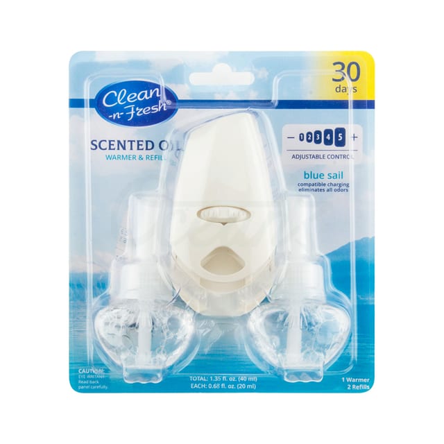 Scented Oil Warmer Refill Plugin 2pack Blue Sail