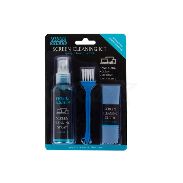 Osf19011 Screen Cleaning Kit Black 60ml