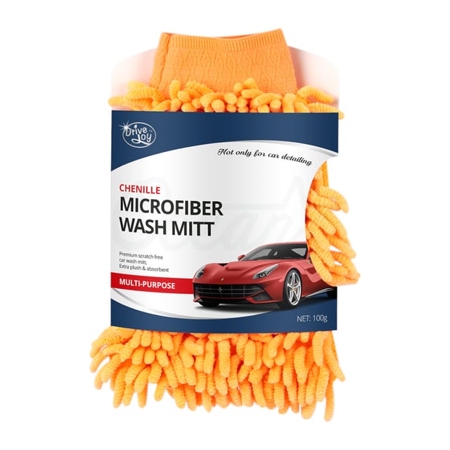 Osq21009 Chenille Microfiber Wash Mitt 100g