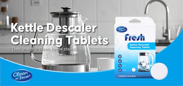 Pack de 4 pastillas descalcificadoras de 20 g: hierve con agua para eliminar la cal y los depósitos en hervidores, cafeteras y pequeños electrodomésticos.