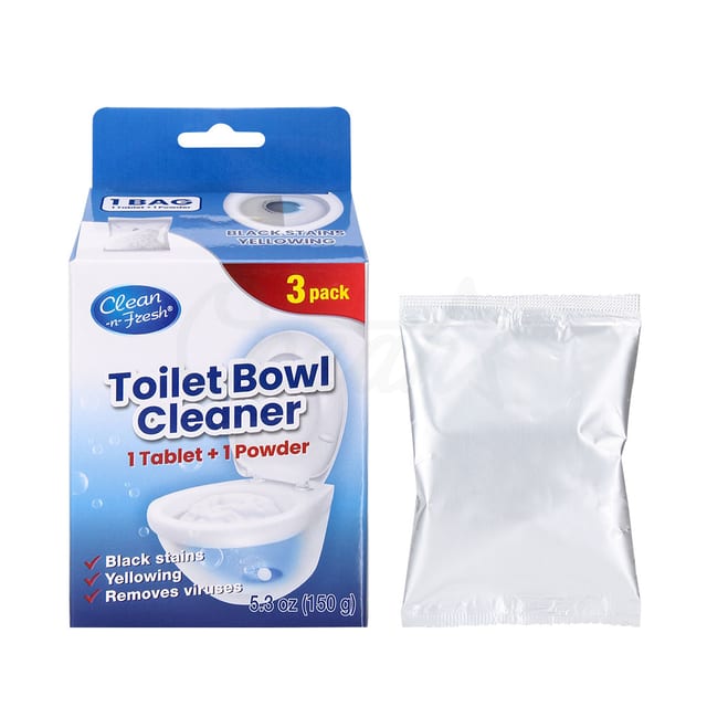 Toilet Bowl Cleaner 1 Tablet 1 Powder 3pack