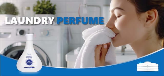 Perfume concentrado para ropa de 250 ml: se añade durante el enjuague, impregna las prendas con un aroma fresco duradero que perdura por horas.