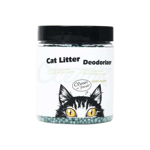 Osp2105 Cats Litter Silicone Beads Air Fresher Jar Apple 200g