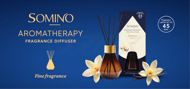 100ml reed diffuser in stylish amber-tone plastic bottle — elegant modern look pairs with reed sticks for warmth, sophistication, and long-lasting fragrance.