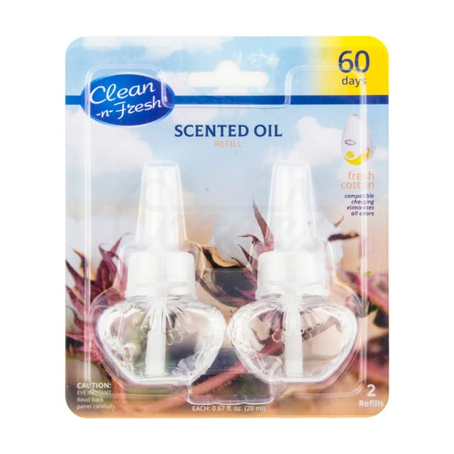 Scented Oil Refill Fresh Cotton 2pack