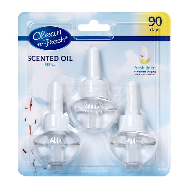 Scented Oil Refill Fresh Linen 3refills