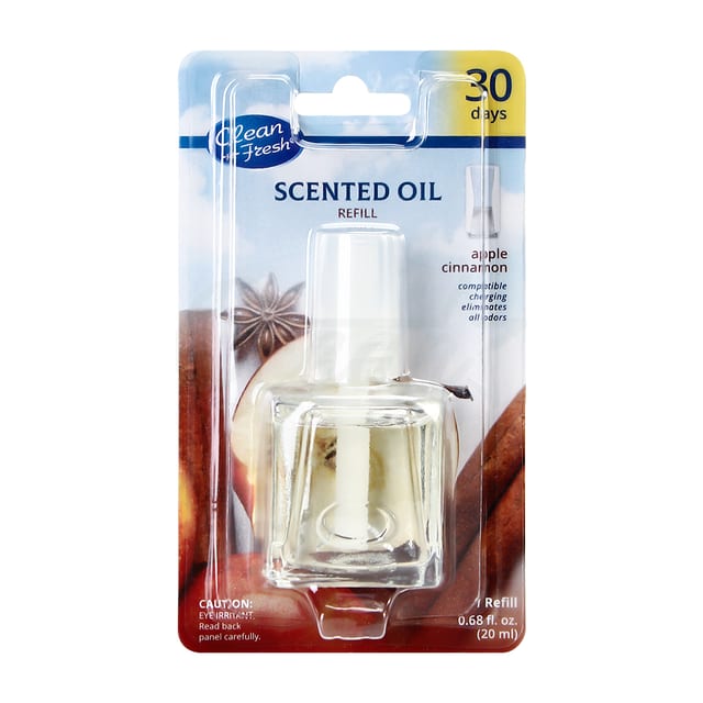 Scented Oil Refill Glass Apple Cinnamon 1refill