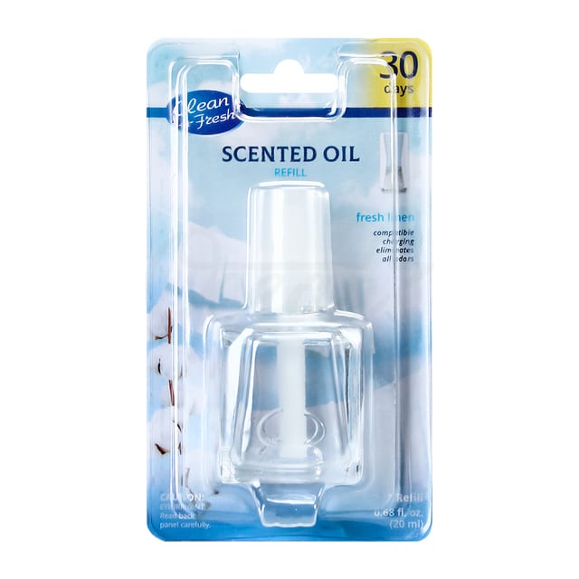 Scented Oil Refill Glass Fresh Linen 1refill