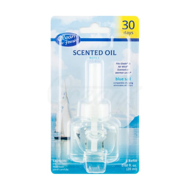 Scented Oil Universal Refill Glass Blue Sail