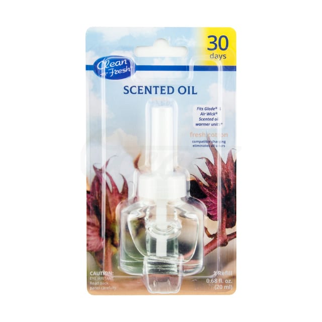 Scented Oil Universal Refill Glass Fresh Cotton