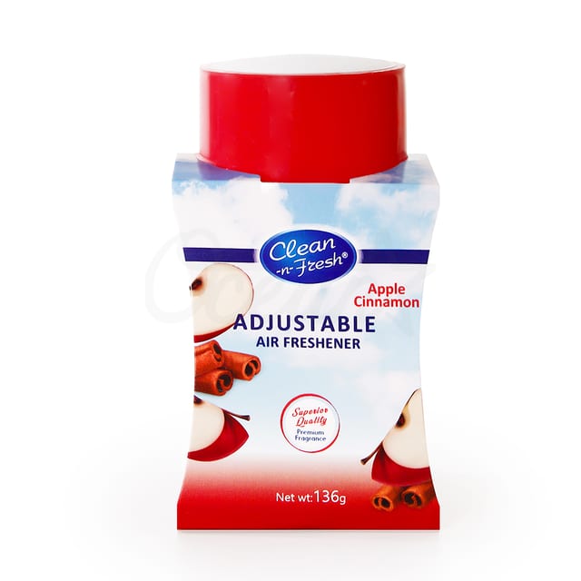 Adjustable Gel Air Freshener Apple Cinnamon 136g
