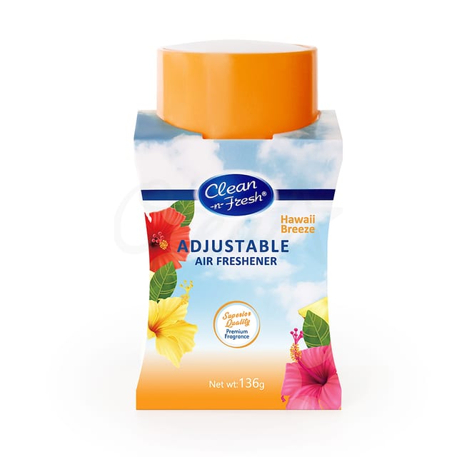 Adjustable Gel Air Freshener Hawaii Breeze 136g