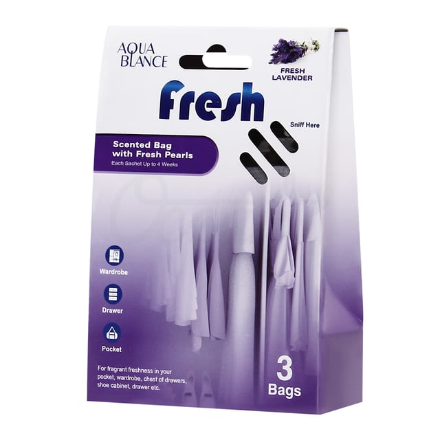 Osf23004 Scented Bag With Fresh Pearls Fresh Lavender 3pack Side