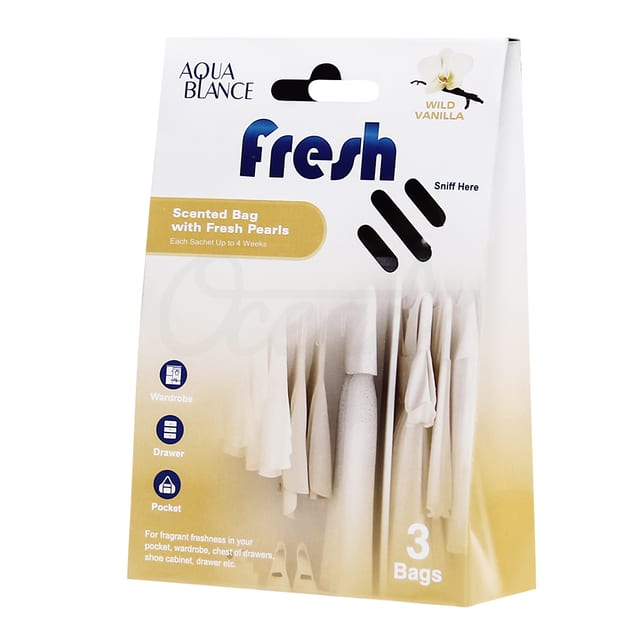 Osf23004 Scented Bag With Fresh Pearls Wild Vanilla 3pack Side