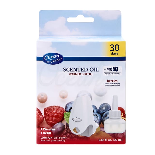 Scented Oil Warmer and Refill Berries 1warmer 1refill