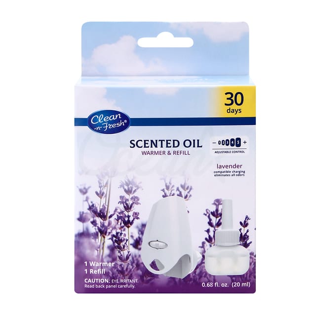 Scented Oil Warmer and Refill Lavender 1warmer 1refill