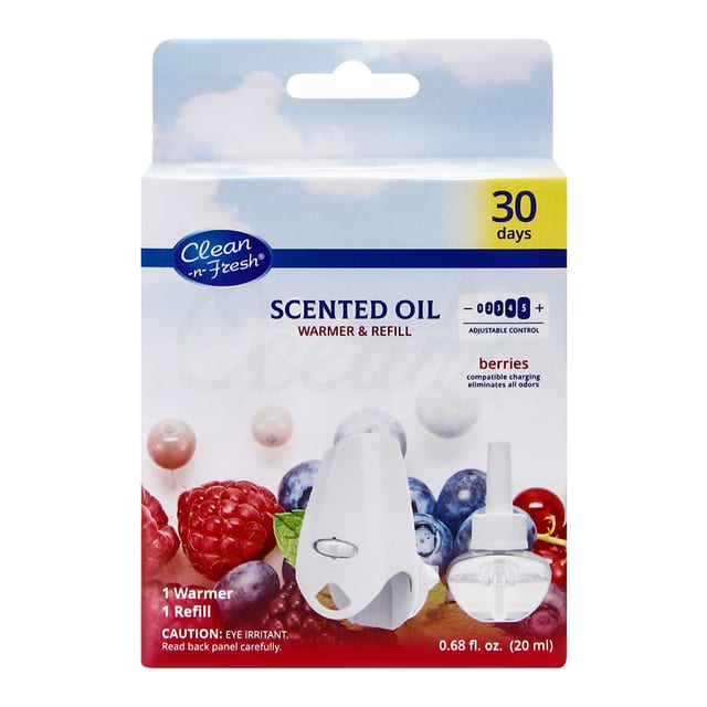 Scented Oil Warmer Refill Box Pack Berries 1warmer 1refill