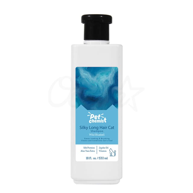 Osp21075 Silky Long Hair Cat Shampoo Bluebell 530ml