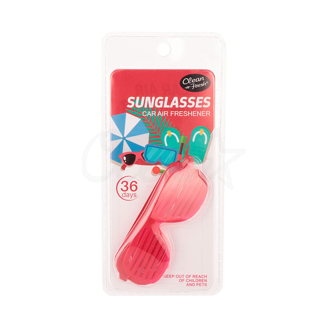 Osf18019 Sunglasses Gel Car Air Freshener Red