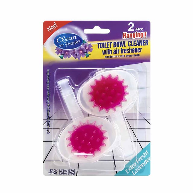 Os G19041 Sun Shape Gel Toilet Block Floral Scent 2pack