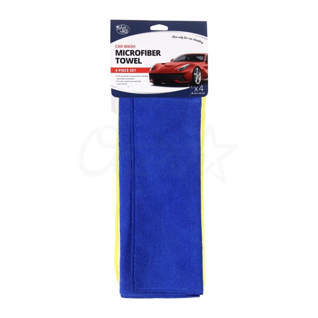 Osq21002 Car Wash Microfiber Towel 4count