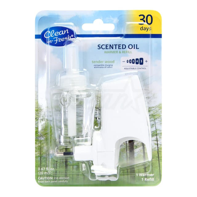 Scented Oil Warmer Universal Refill Tender Wood 1warmer 1refill