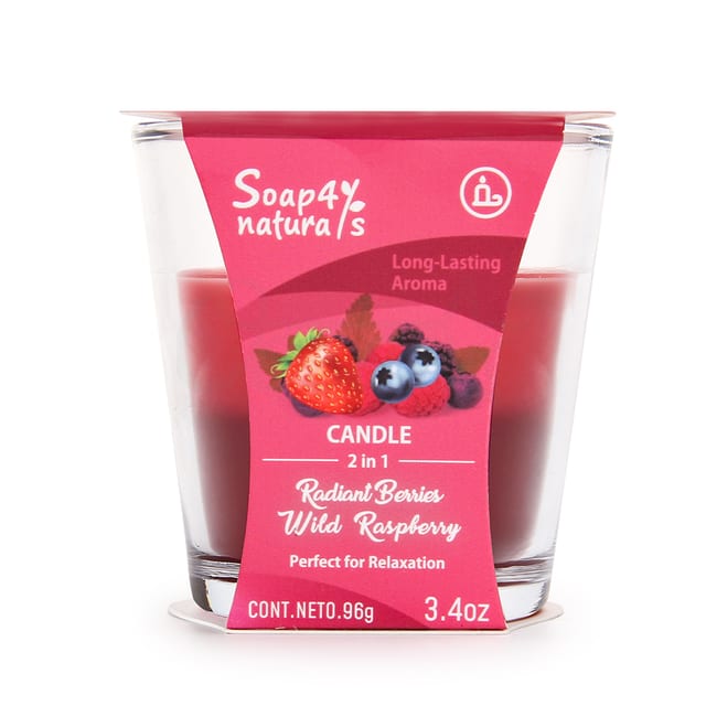 Jar Candle 2 in 1 Radiant Berries Wild Raspberry 96g