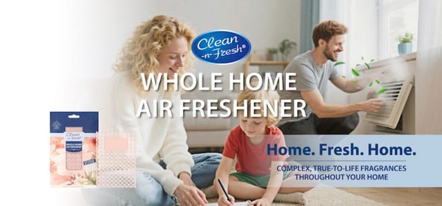 Discreet 20g whole-home air freshener 2-pack — place one in the living room, bedroom, or bathroom for long-lasting fragrance that transforms every space.