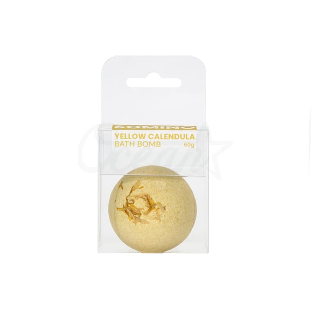Osp250724 Yellow Calendula Bath Bomb 60g