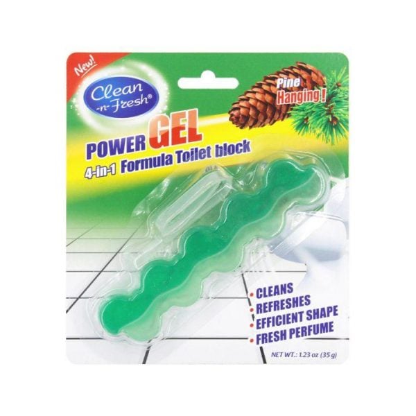 Powerful gel 4-in-1 formula toilet cleaner