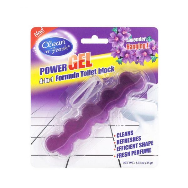 Powerful gel 4-in-1 formula toilet cleaner