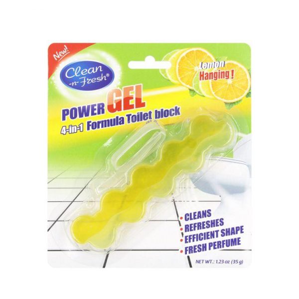 Powerful gel 4-in-1 formula toilet cleaner