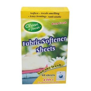 Fabric softener sheet