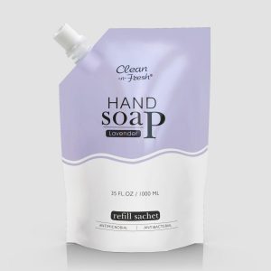 antibacterial liquid hand soap refill bag