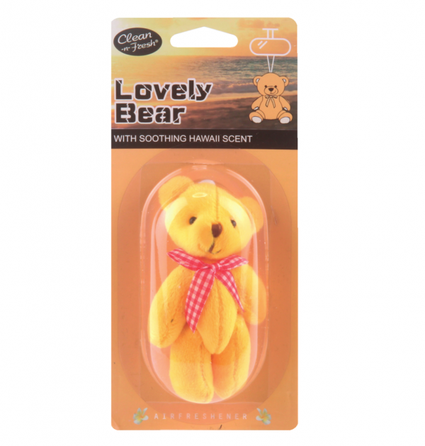 bear-shaped toy hanging car air freshener