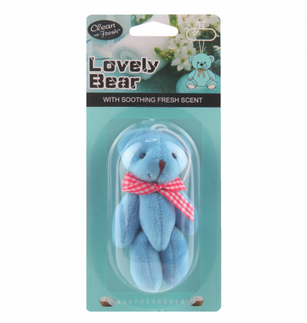 bear-shaped toy hanging car air freshener
