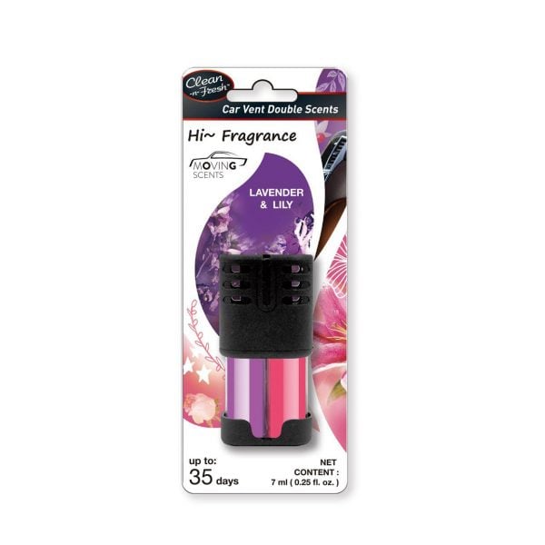 double scents car vent air freshener, perfume