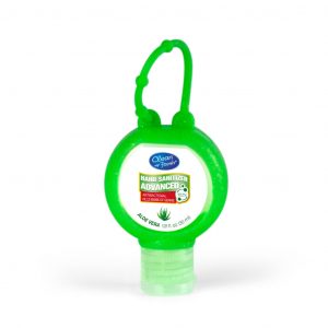 hanging hand sanitizer with gel holder