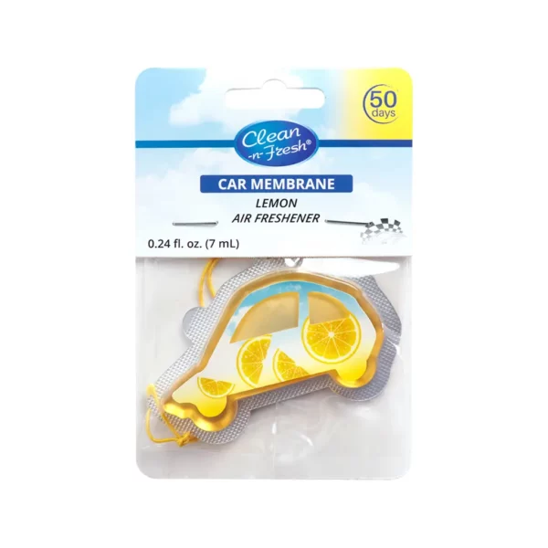 Car membrane air freshener lemon