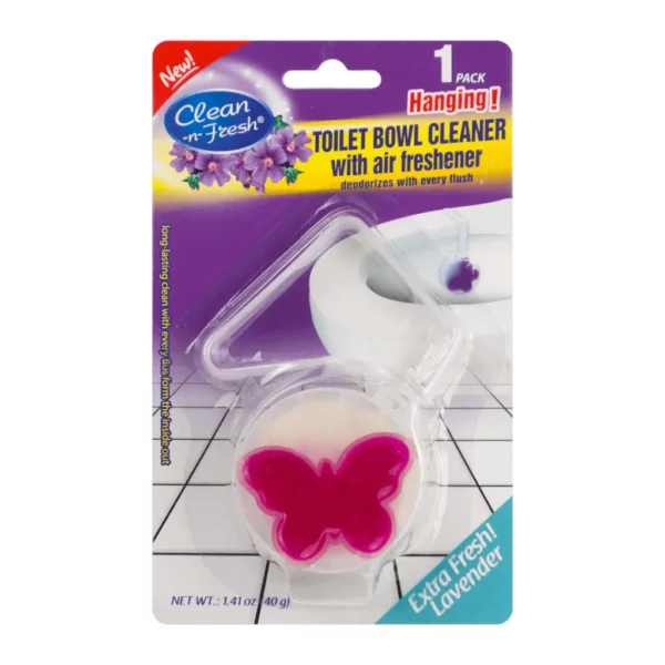 Toilet Bowl Cleaner With Air Freshener Lavender