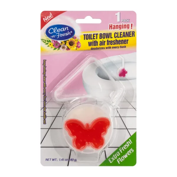 Toilet Bowl Cleaner With Air Freshener Flowers