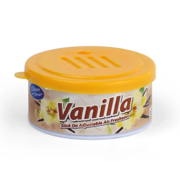 Stick on adjustable air freshener vanilla, gel car air freshener
