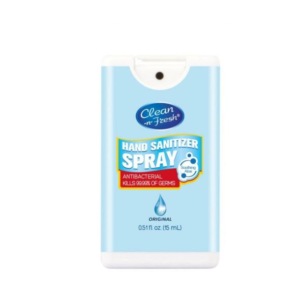 Credit Card Hand sanitizer spray