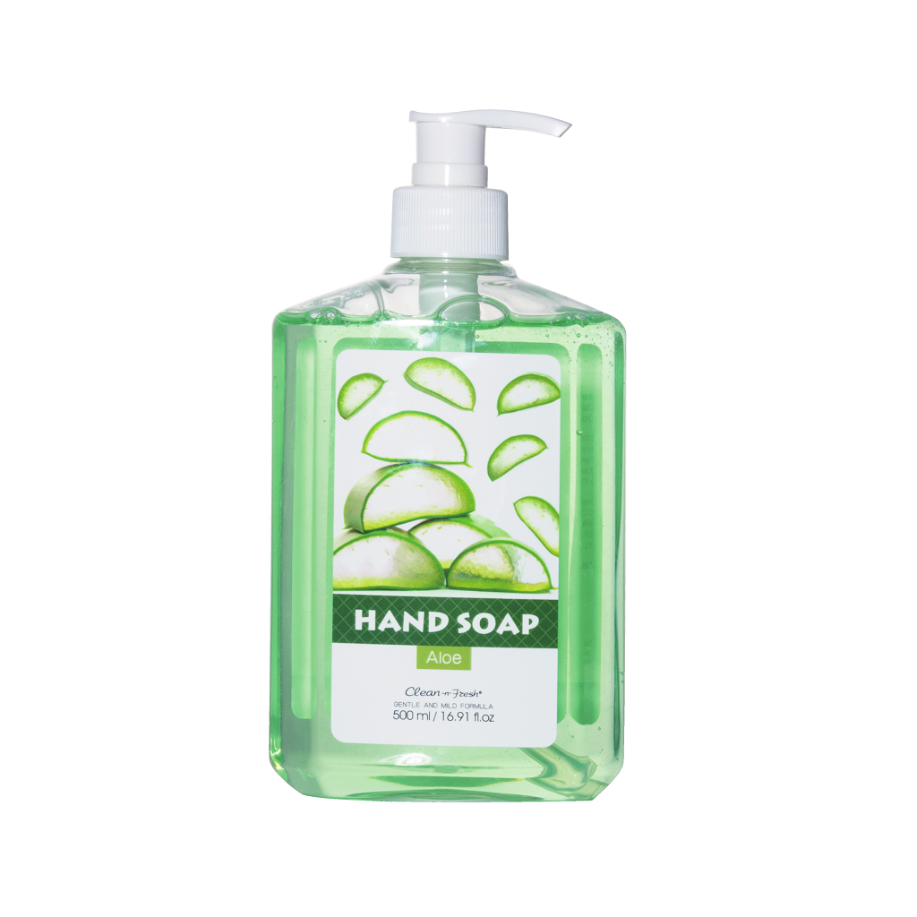 500ml Hand Soap with Pump, Aloe,16.91 Fl Oz OceanStar The Leading