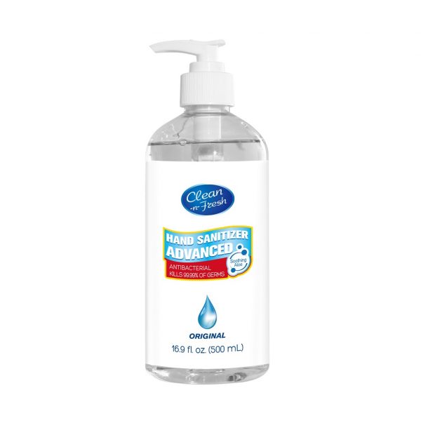500ml hand sanitizer soothing gel
