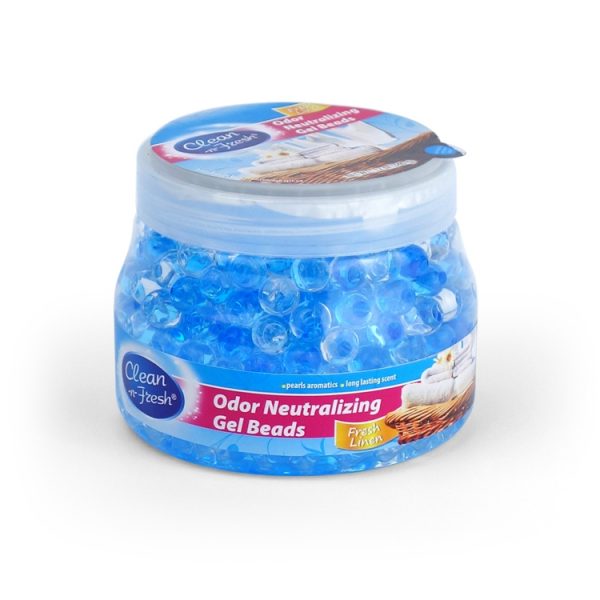 Odor neutralizing gel beads