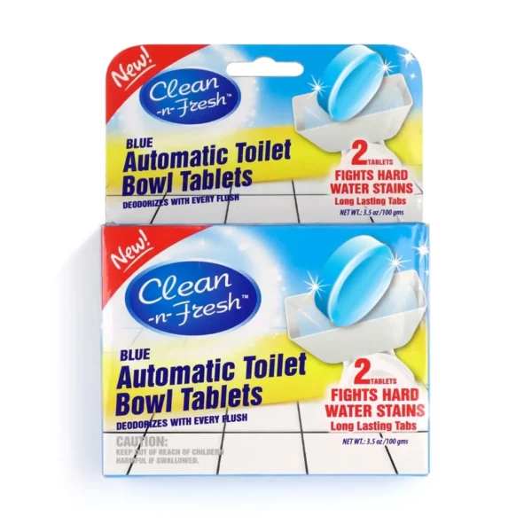 Blue Toilet Tablets (2 Pack), Toilet Bowl Tablet