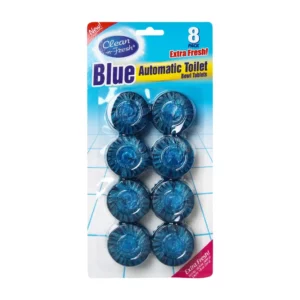 Blue Toilet Tablets (8 Pack), Toilet Bowl Cleaner Tablet